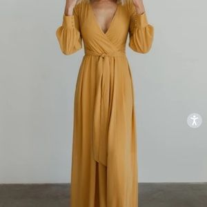 Baltic Born - Lydia Mustard Maxi Dress